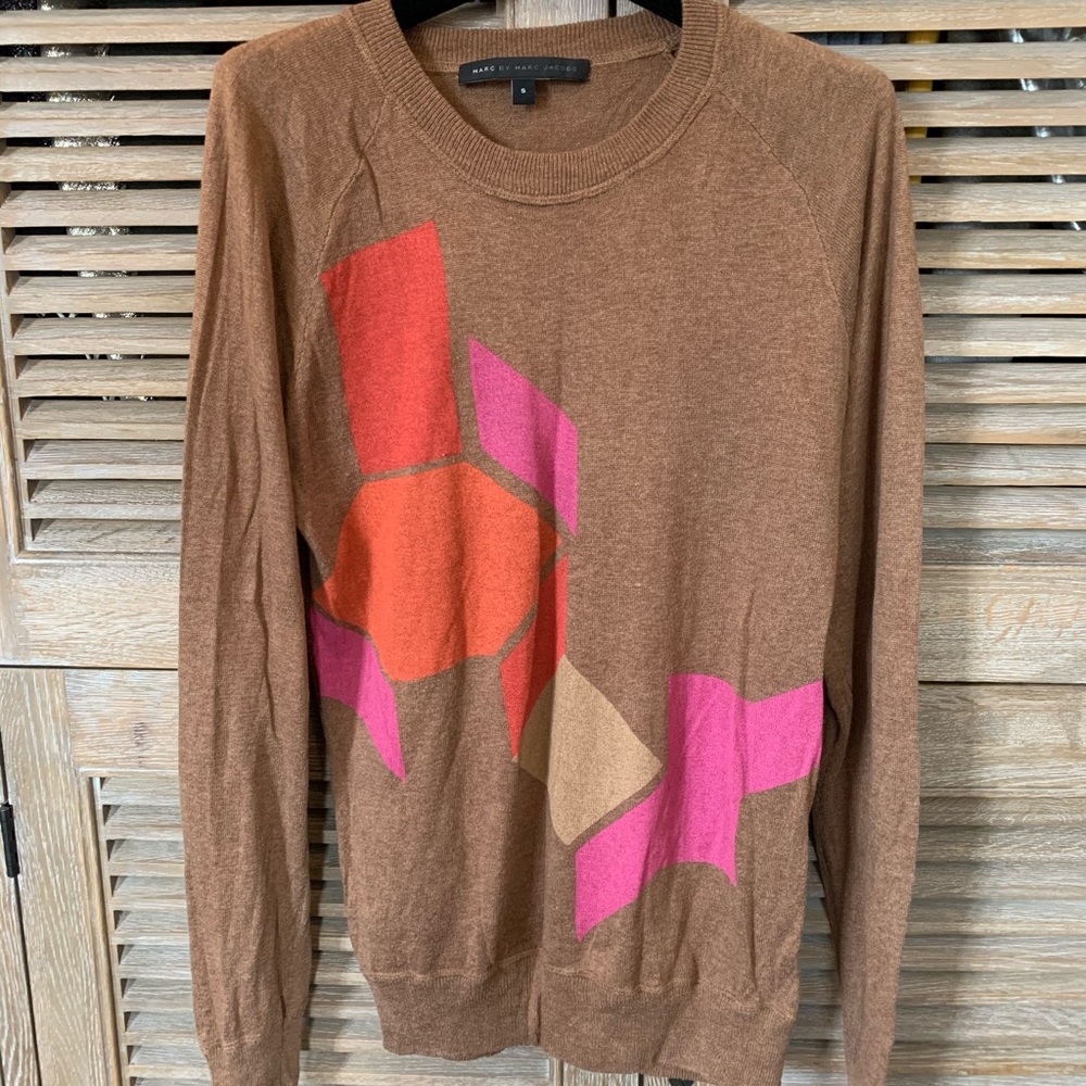 Marc by Marc jacobs brown cashmere crew